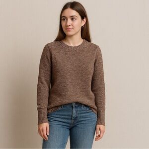 Nine West Women’s Brown Marled Knit Sweater Size XS Long Sleeve NWT